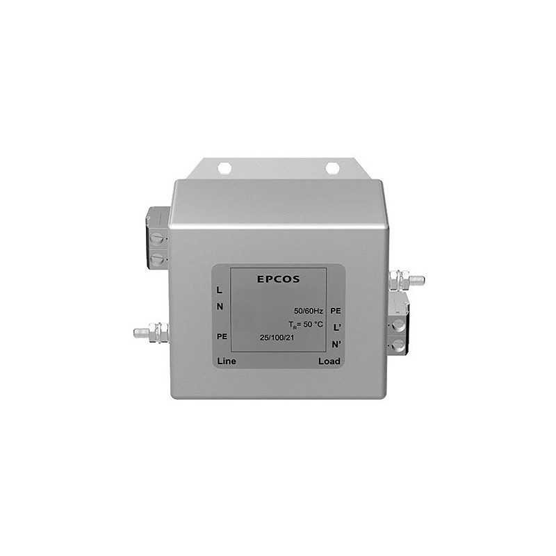 4 pcs - EPCOS, B84142A*166 30A 250 V ac/dc 50 - 60Hz, Chassis Mount EMC Filter, Tab, Single Phase