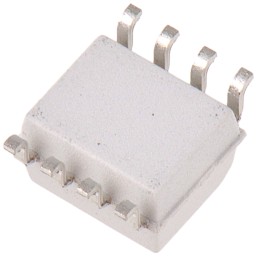 5 pcs - onsemi, HCPL0453 DC Input Transistor Output Optocoupler, Surface Mount, 8-Pin SOIC