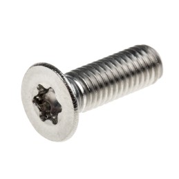 1 Bag of 50 - RS PRO Plain Countersunk Stainless Steel Tamper Proof Security Screw, M5 x 16mm