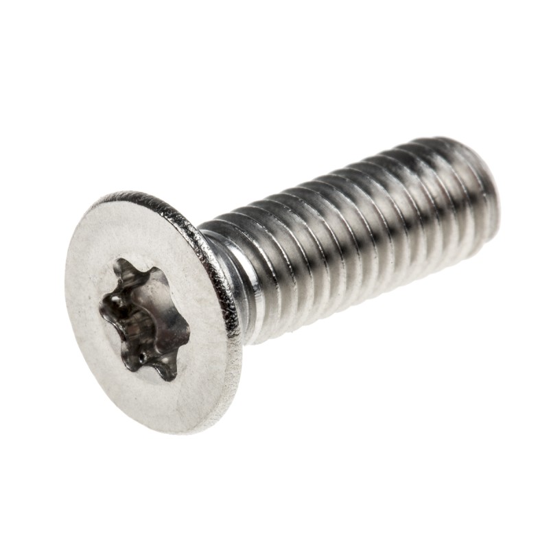 1 Bag of 50 - RS PRO Plain Countersunk Stainless Steel Tamper Proof Security Screw, M5 x 16mm