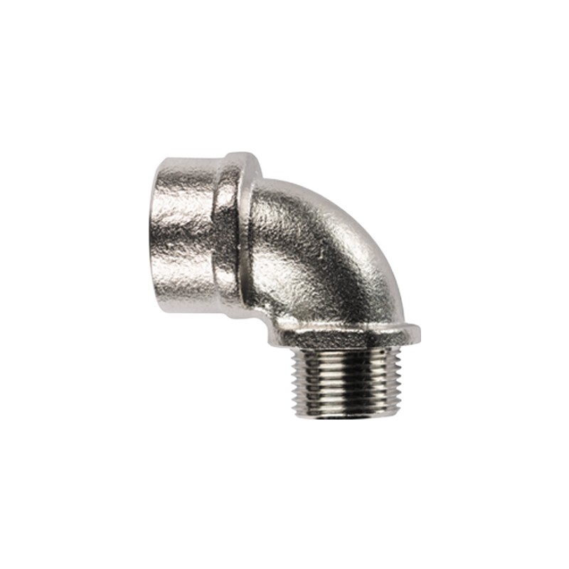 10 pcs - Flexicon, Cable Conduit Fitting, 20mm Nominal Size, M20, Brass, Grey