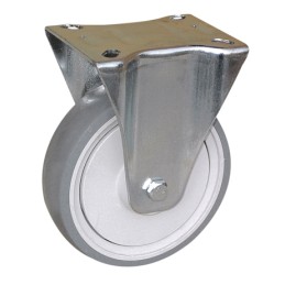 1 pcs - Guitel Hervieu Fixed Castor Wheel, 150kg Capacity, 100mm Wheel