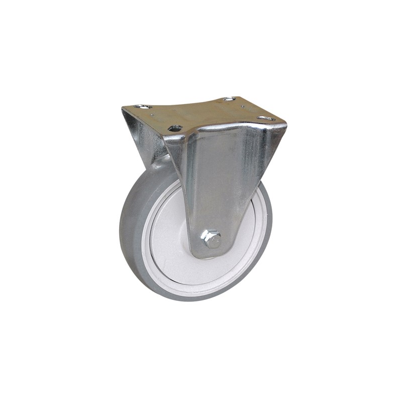1 pcs - Guitel Hervieu Fixed Castor Wheel, 150kg Capacity, 100mm Wheel