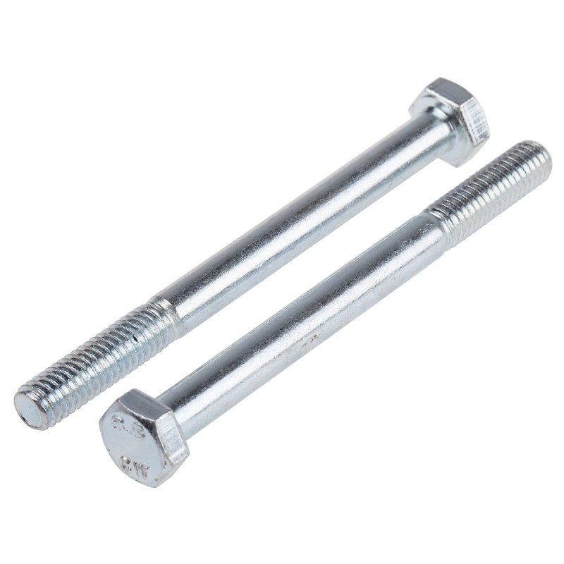 1 Bag of 50 - Bright Zinc Plated Steel, Hex Bolt, M6 x 70mm