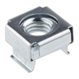 1 Bag of 50 - RS PRO Steel M8 Cage Nut