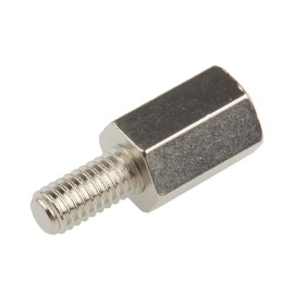 1 Bag of 50 - RS PRO Standoff, M4 x M4 Thread, 10mm Body, Brass, Male/Female, 8mm Stud