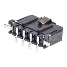 5 pcs - Molex Micro-Fit 3.0 Series Straight Surface Mount PCB Header, 4 Contact(s), 3.0mm Pitch, 1 Row(s), Shrouded