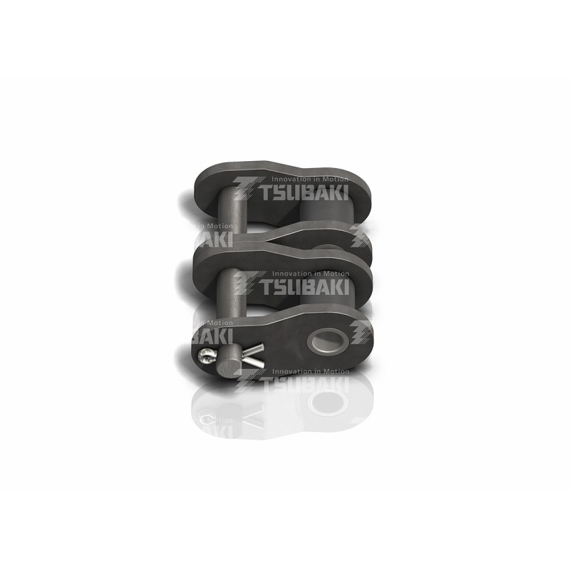 1 Bag of 10 - Tsubaki BS GT4 Winner 12B-2 Single Offset Link Carbon Steel Offset Link