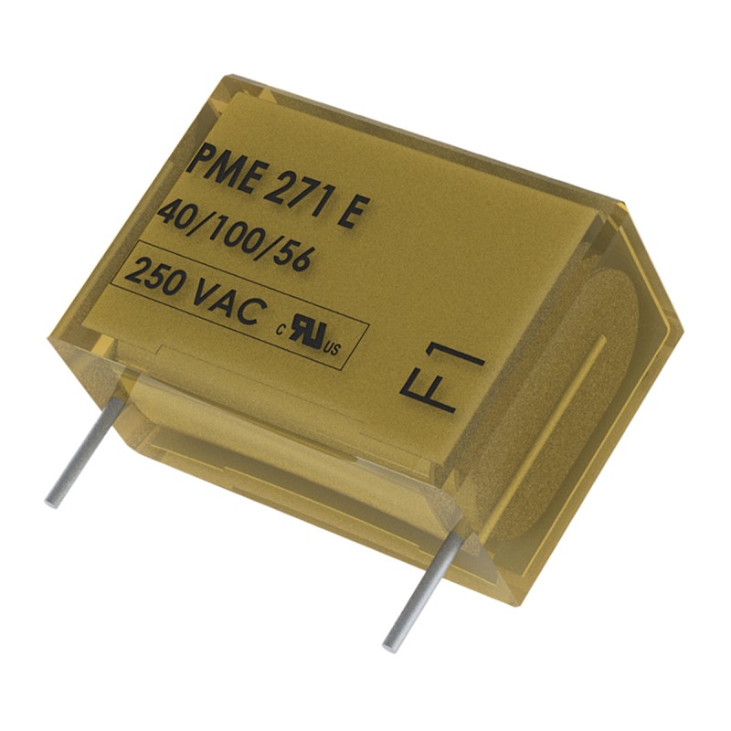 500 pcs - KEMET PME271 Paper Capacitor, 300V ac, ±20%, 10nF, Through Hole