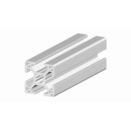 1 pcs - RS PRO Silver Aluminium, Anodized Profile Strut, 30 x 30 mm, 8mm Groove, 1m Length