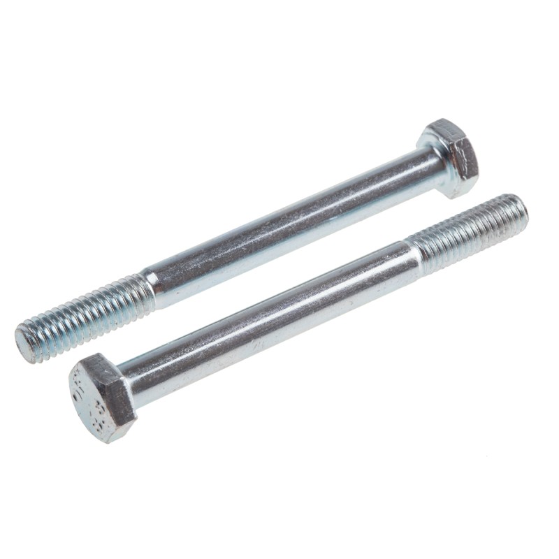 1 Bag of 50 - Bright Zinc Plated Steel, Hex Bolt, M6 x 65mm