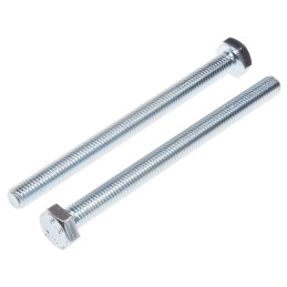 1 Bag of 50 - Zinc Plated Steel Hex, Hex Bolt, M6 x 80mm