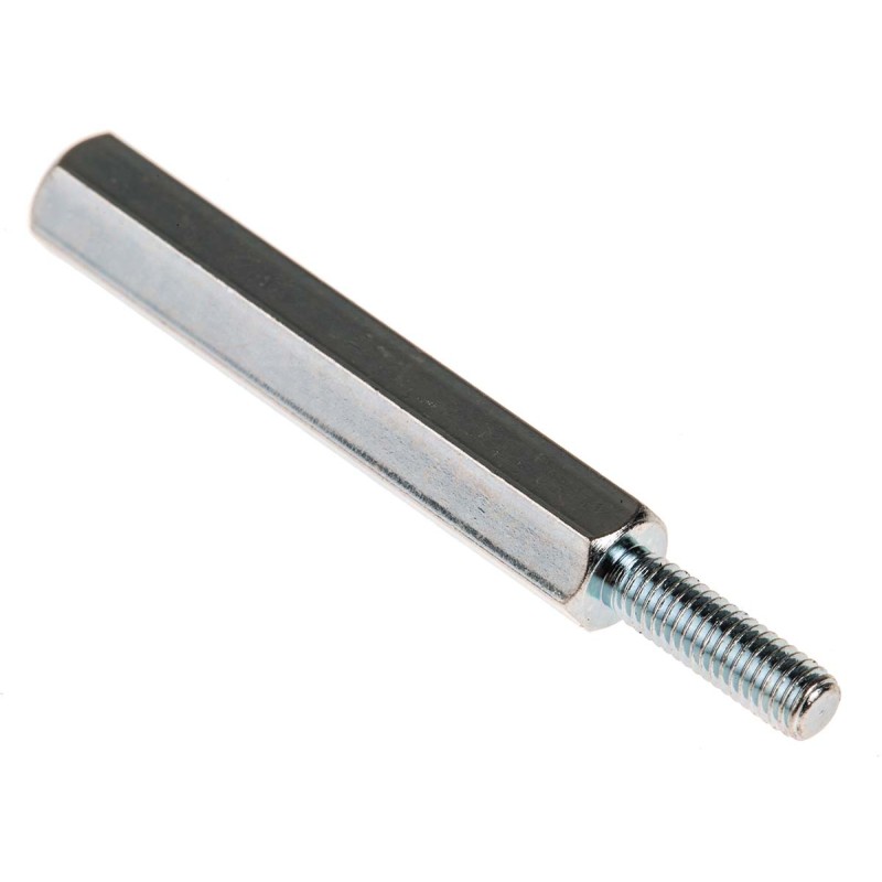 1 Bag of 50 - RS PRO Standoff, M3 x M3 Thread, 30mm Body, Steel, Male/Female, 10mm Stud