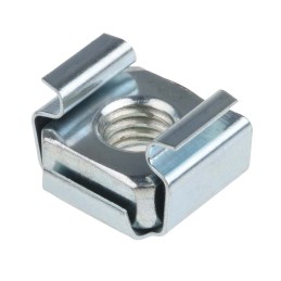 1 Bag of 50 - RS PRO Steel M6 Cage Nut