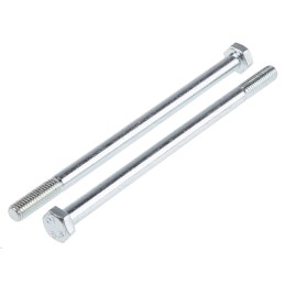 1 Bag of 50 - Bright Zinc Plated Steel, Hex Bolt, M6 x 110mm