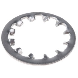 1 Bag of 50 - A2 304 Stainless Steel Internal Tooth Shakeproof Washer, M16, DIN 6797J