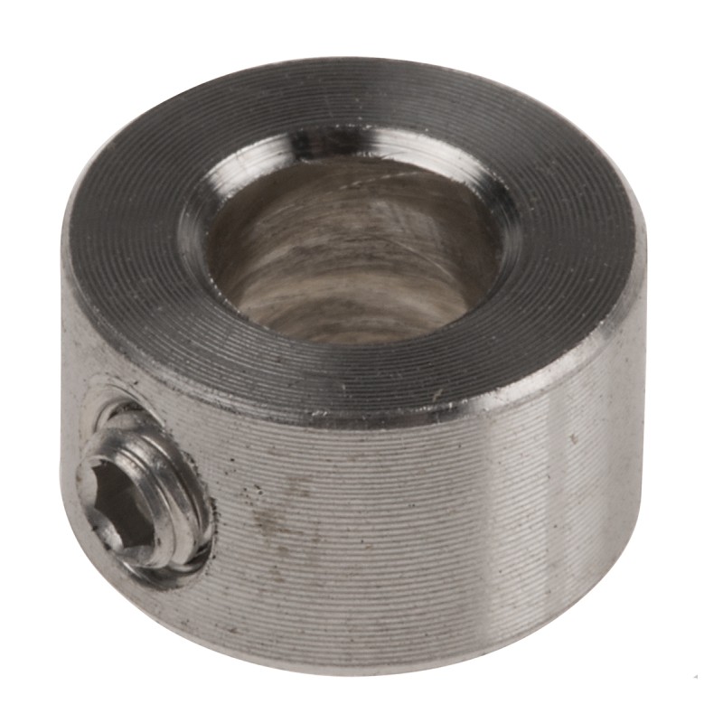 1 Bag of 2 - RS PRO Shaft Collar One Piece Set Screw, Bore 5mm, OD 10mm, W 6mm, Stainless Steel