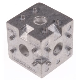 1 pcs - Bosch Rexroth Corner Cube Kit Connecting Component, Strut Profile 45 mm, Groove Size 10mm