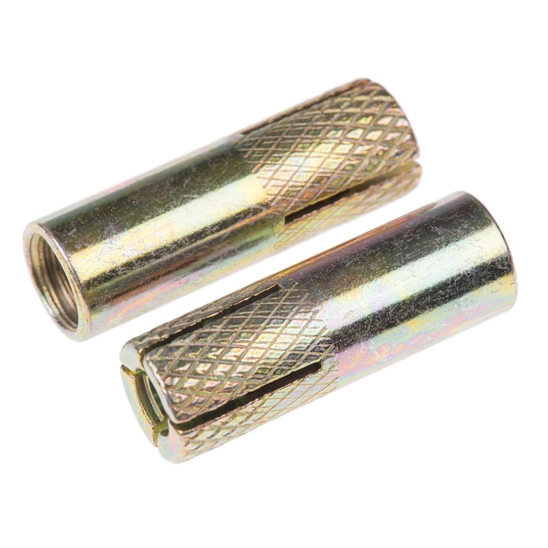 1 Bag of 50 - RS PRO Steel Drop In Anchor M8 x 30mm, 10mm Fixing Hole