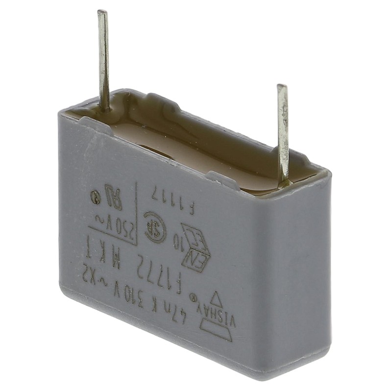 500 pcs - Vishay F1772 Polyester Film Capacitor, 310V ac, ±10%, 47nF, Through Hole