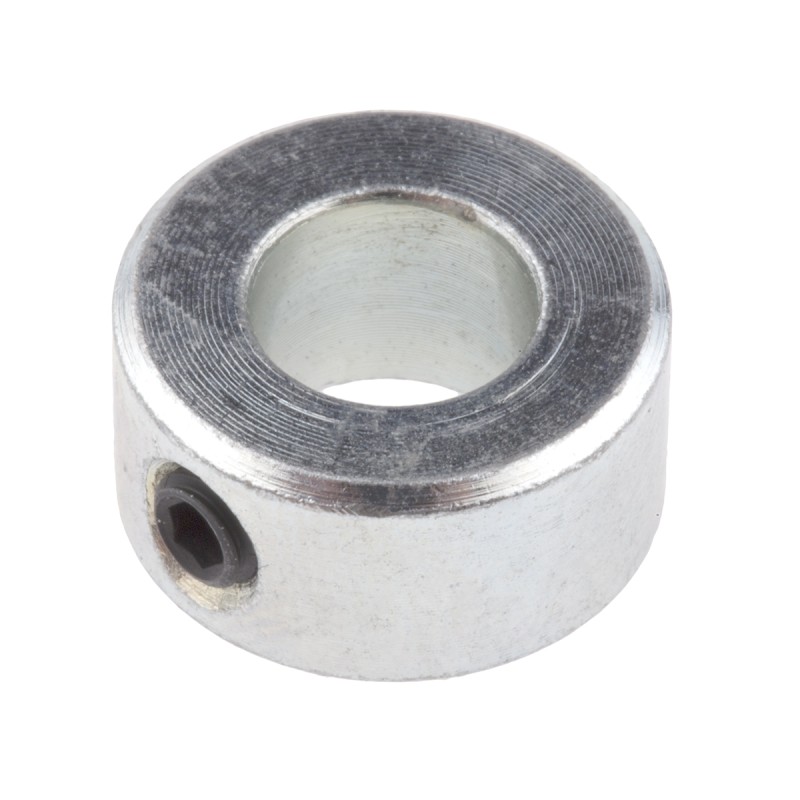 1 Bag of 3 - RS PRO Shaft Collar One Piece Set Screw, Bore 8mm, OD 16mm, W 8mm, Steel