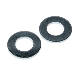 1 Bag of 50 - Bright Zinc Plated Steel Plain Washers, M16, BS 4320