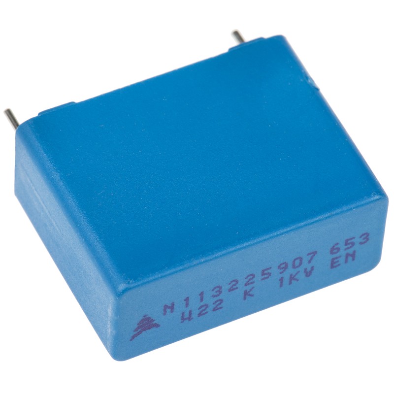 510 pcs - EPCOS B32653 Polypropylene Film Capacitor, 1 kV dc, 250 V ac, ±10%, 220nF, Through Hole