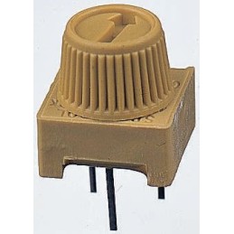 1 pcs - 2kΩ, Through Hole Trimmer Potentiometer 0.5W Top Adjust Vishay, 63M