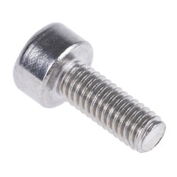 1 Bag of 50 - RS PRO Plain Stainless Steel Hex Socket Cap Screw, DIN 912, M3 x 8mm