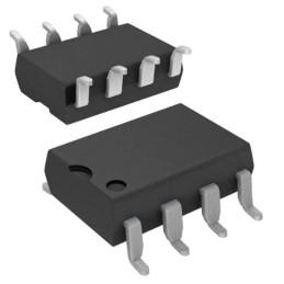 5 pcs - Vishay, 6N136-X009T Transistor Output Optocoupler, Surface Mount, 8-Pin