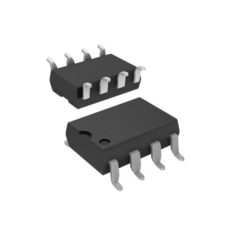 5 pcs - Vishay, 6N136-X009T Transistor Output Optocoupler, Surface Mount, 8-Pin