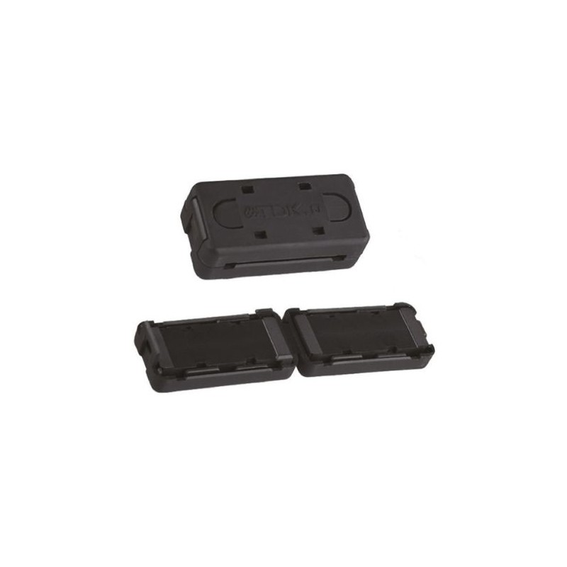 480 pcs - TDK Openable Ferrite Sleeve, 17.5 Dia. x 33.5mm, For EMC Absorption, Apertures: 1, Diameter 26mm