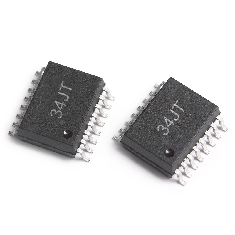 25 pcs - Broadcom, ACPL-34JT-500E IGBT Gate Drive Output Optocoupler, Surface Mount, 16-Pin SO