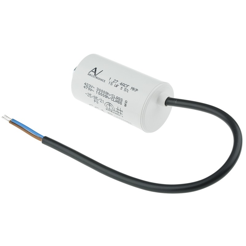 60 pcs - KEMET C27 Metallised Polypropylene Film Capacitor, 470V ac, ±5%, 15μF, Chassis Mount