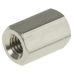 1 Bag of 50 - Essentra Standoff, M3 x M3 Thread, 8mm Body, Brass, Female/Female