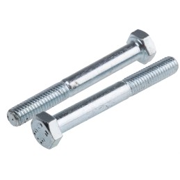1 Bag of 50 - Bright Zinc Plated Steel, Hex Bolt, M5 x 40mm