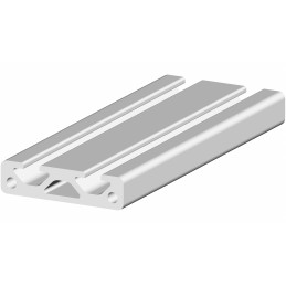 1 pcs - RS PRO Silver Aluminium, Anodized Profile Strut, 40 x 10 mm, 5mm Groove, 1m Length