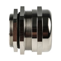5 pcs - RS PRO Metallic Nickel Plated Brass Cable Gland, M40 Thread, 22mm Min, 32mm Max, IP68