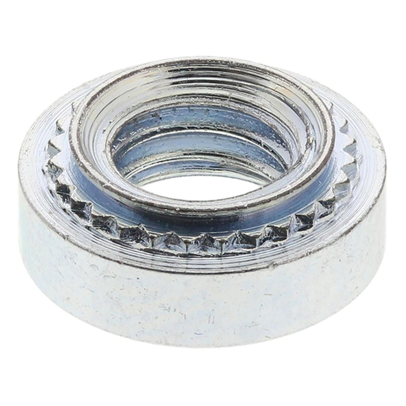 1 Bag of 50 - RS PRO Clear Passivated, Zinc Steel Clinch Nut, M5