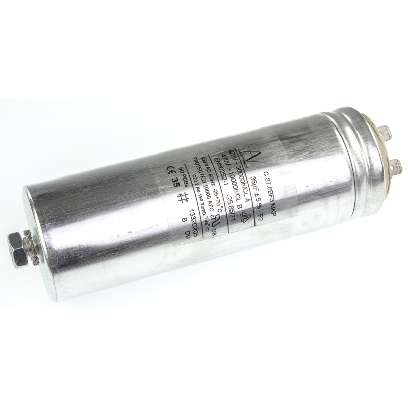 1 pcs - KEMET 35μF Polypropylene Capacitor PP 500V ac ±5% Tolerance Chassis Mount C87 Series