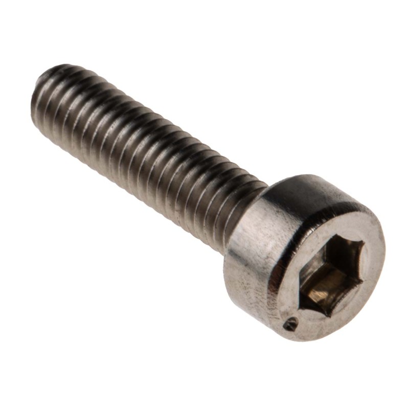 1 Bag of 50 - RS PRO Plain Stainless Steel Hex Socket Cap Screw, DIN 912, M3 x 12mm
