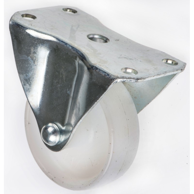 1 pcs - Flexello Fixed Castor Wheel, 130kg Capacity, 75mm Wheel