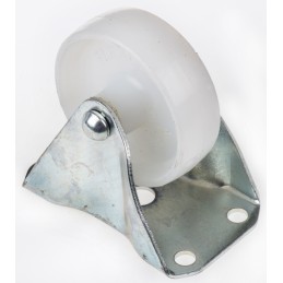 1 pcs - Flexello Fixed Castor Wheel, 130kg Capacity, 75mm Wheel