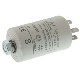 86 pcs - KEMET C27 Metallised Polypropylene Film Capacitor, 470V ac, ±5%, 8μF, Chassis Mount