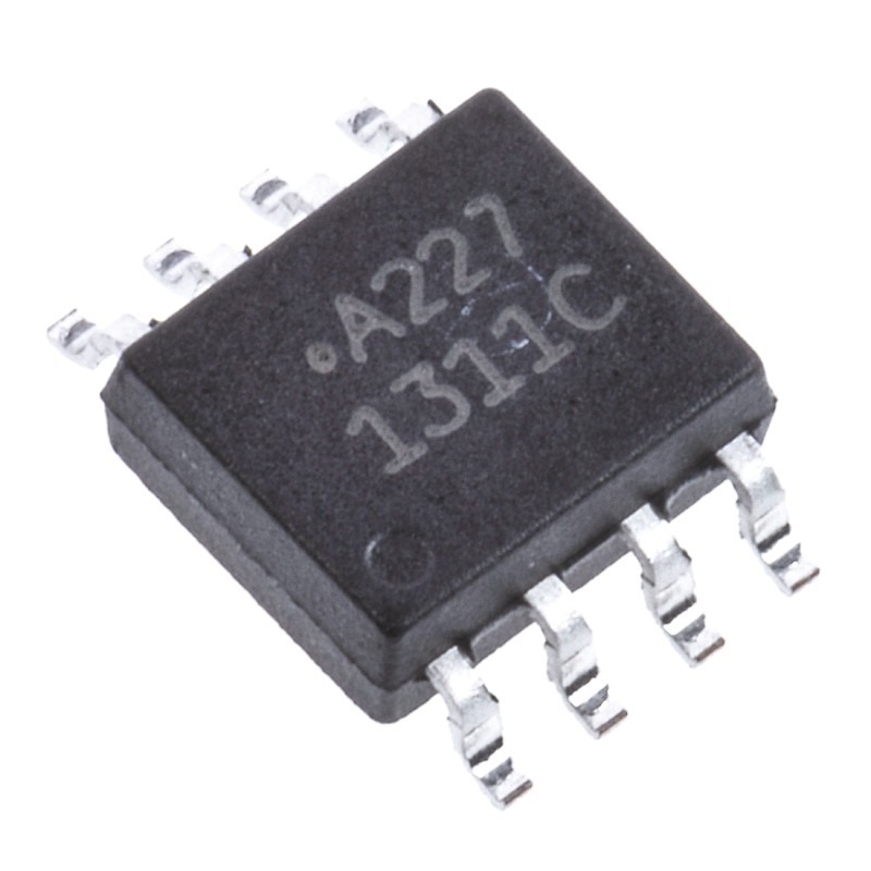 5 pcs - Broadcom, ACPL-227-50CE DC Input Transistor Output Dual Optocoupler, Surface Mount, 8-Pin SOIC
