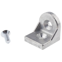 1 pcs - Bosch Rexroth M8 Type R Bracket Connecting Component, Strut Profile 40 mm, 45 mm, 50 mm, 60 mm, Groove Size 8mm