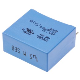 91 pcs - KEMET PHE844 Metallised Polypropylene Film Capacitor, 440 V ac, 480 V ac, ±20%, 1.5μF, Through Hole