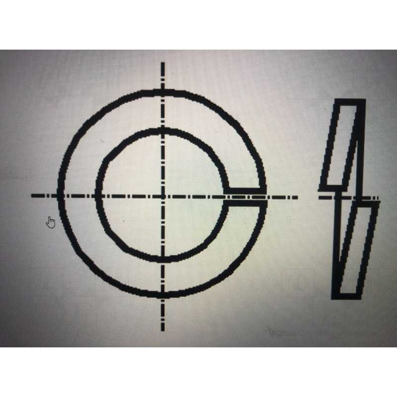 200 X Washer, spring, M7, D12.8mm, h1.6mm, steel, Plating: zinc, BN: 762