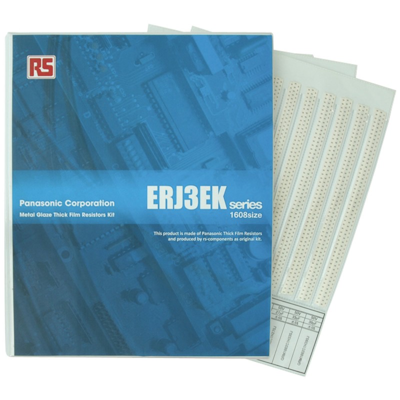 1 Kit - Panasonic, ERJ3EK Thick Film, SMT 122 Resistor Kit, with 12200 pieces, 10 Ω - 1MΩ