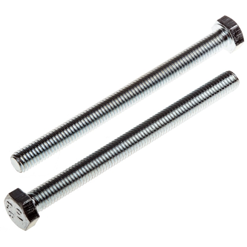 1 Bag of 50 - Zinc Plated Steel Hex, Hex Bolt, M5 x 60mm